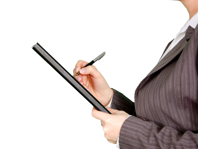 Person with tablet